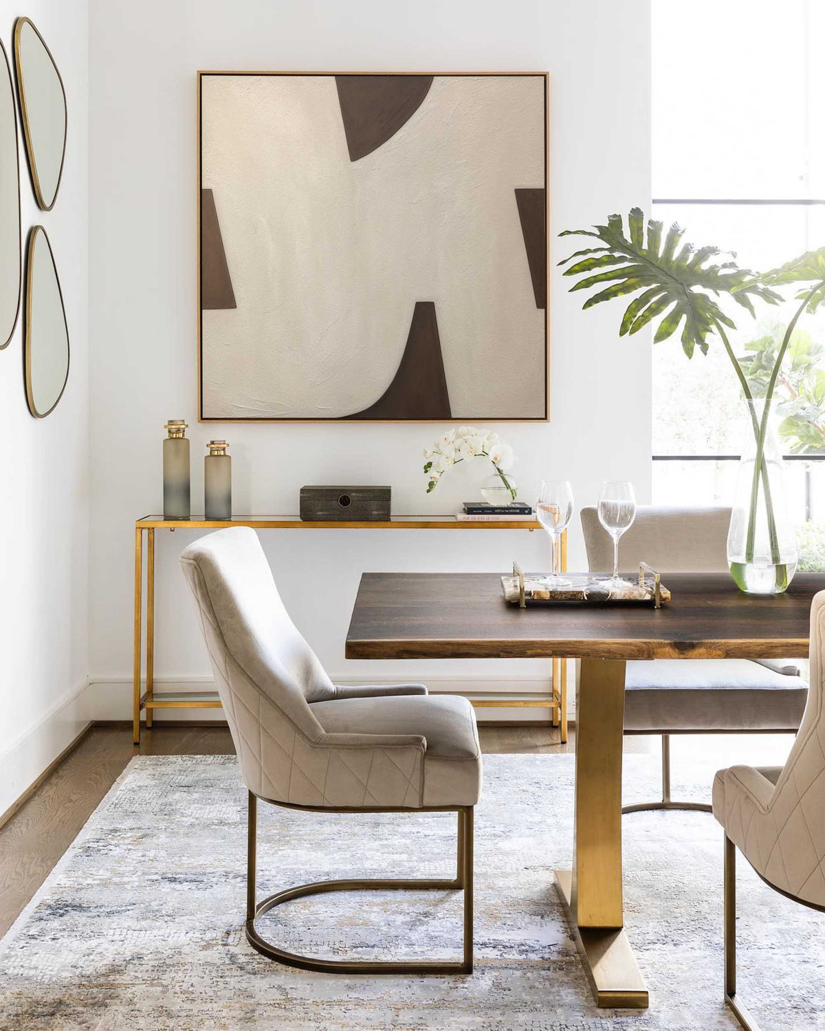 Minimalist Abstract Geometric Painting