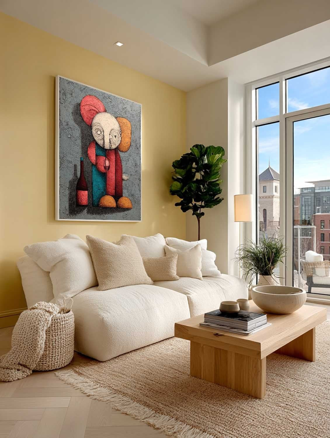 Wall Art Whimsical Kaws Companion