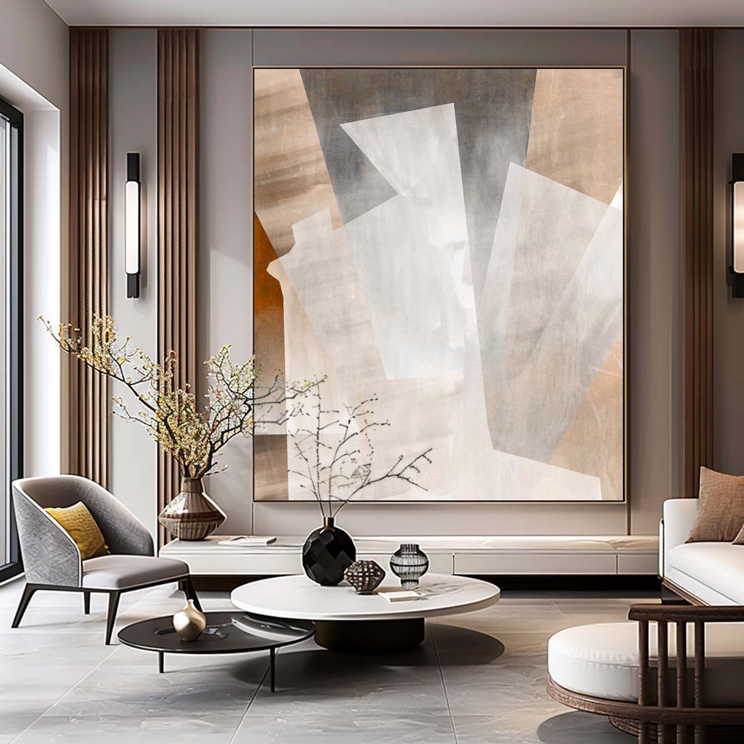 Contemporary Minimalist Art MA086 - Neutralighting