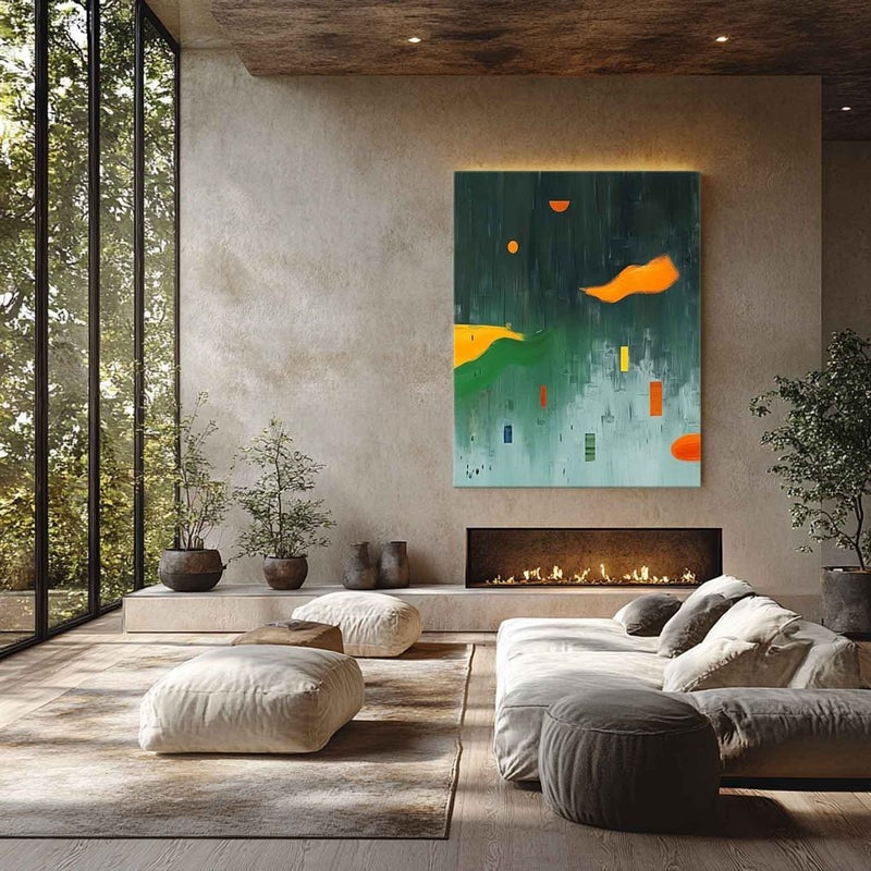 Wall Art Bold Textured Vibrant