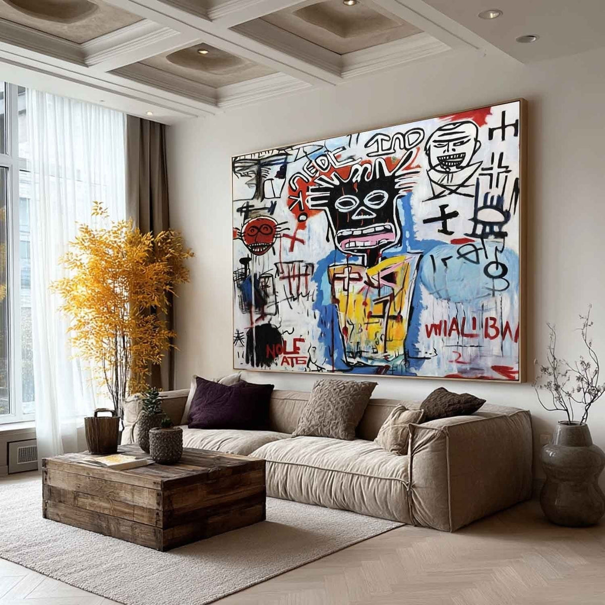 Wall Art Bold Textured Neo Expressionist