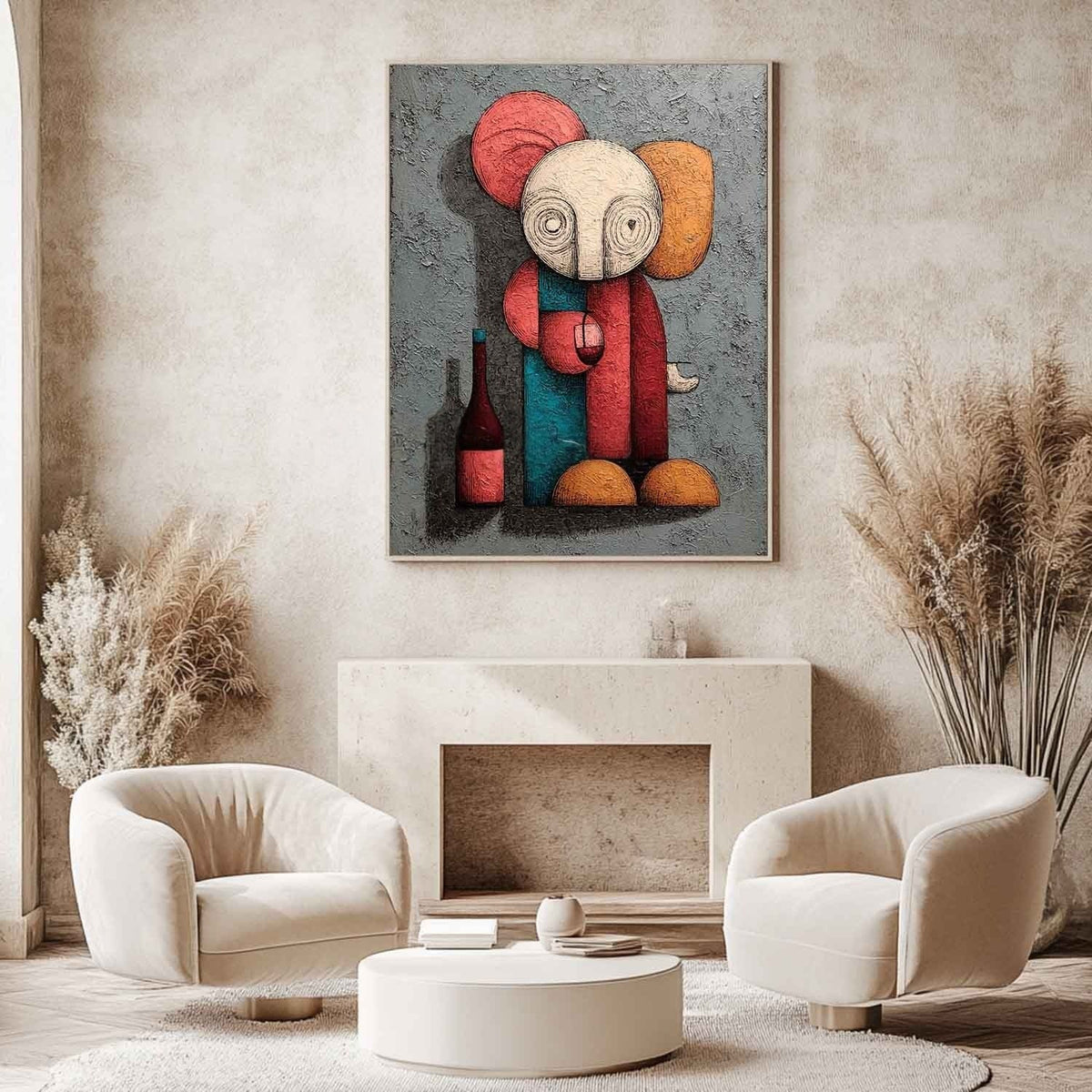 Wall Art Whimsical Kaws Companion