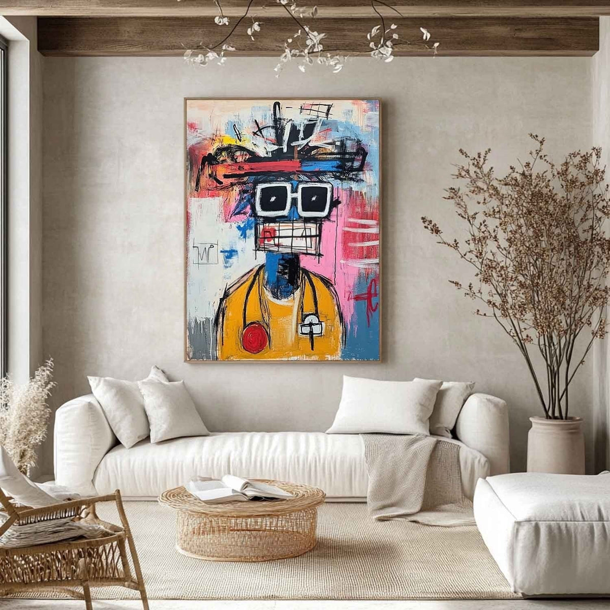 Wall Art Neo Expressionist Medical Portrait