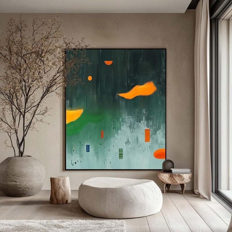 Wall Art Bold Textured Vibrant