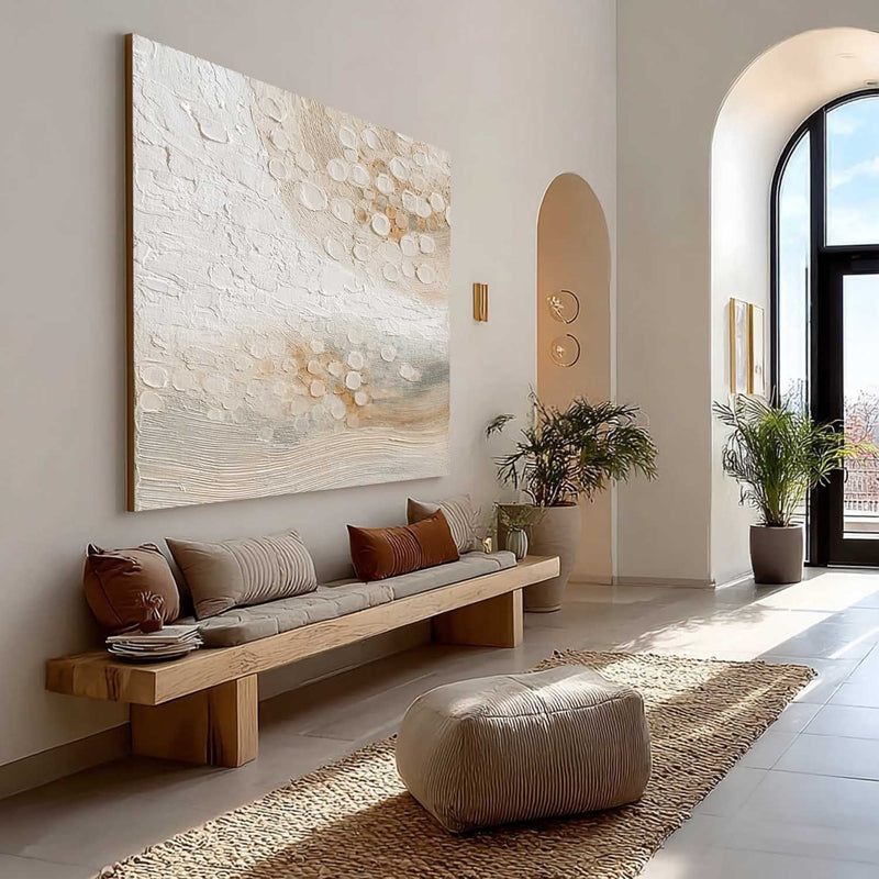 Wall Art Scattered Dot Texture Bohemian