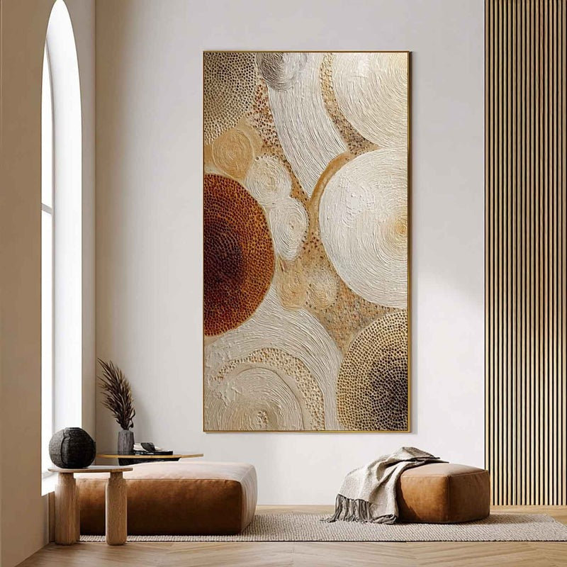 Wall Art Concentric Circle Texture Bohemian