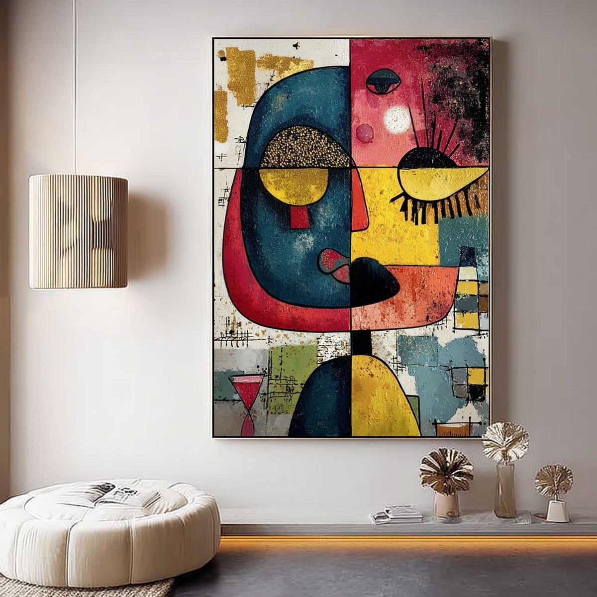 Joan Miró Abstract Face Painting - Neutralighting