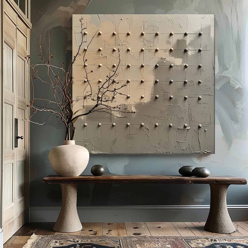 Wall Art Wabi-Sabi Relief Surface Minimalist