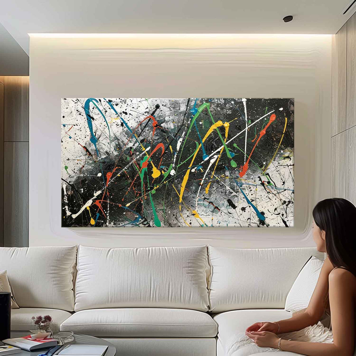 Wall Art Bold Contemporary Abstract Expressionism