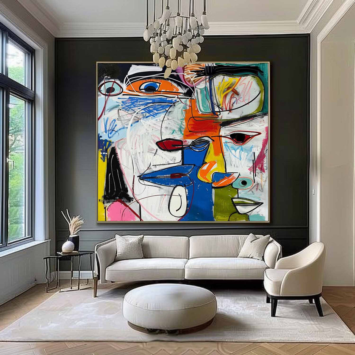 Wall Art Abstract Graffiti Modern Urban Pop