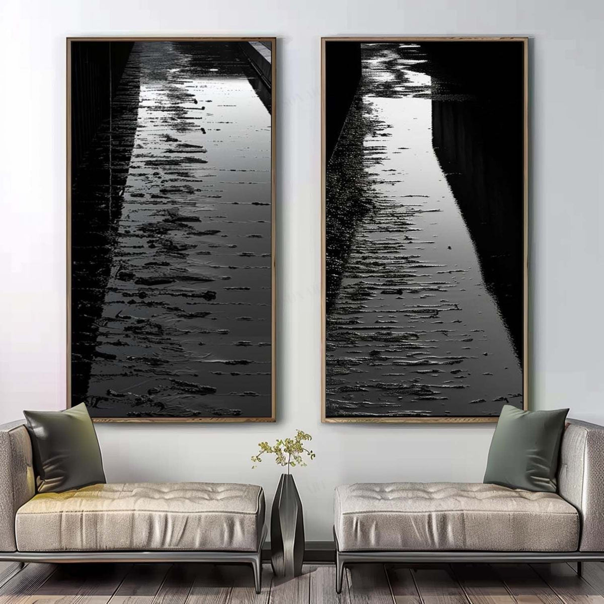 Wall Art Abstract Wabi-Sabi Nature Serene