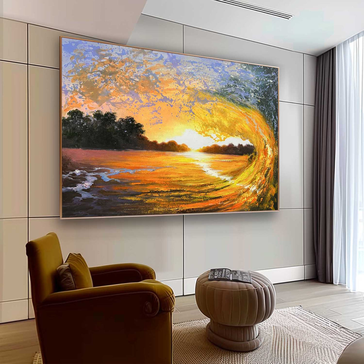 Wall Art Hyperrealism Landscape Elements Harmonious