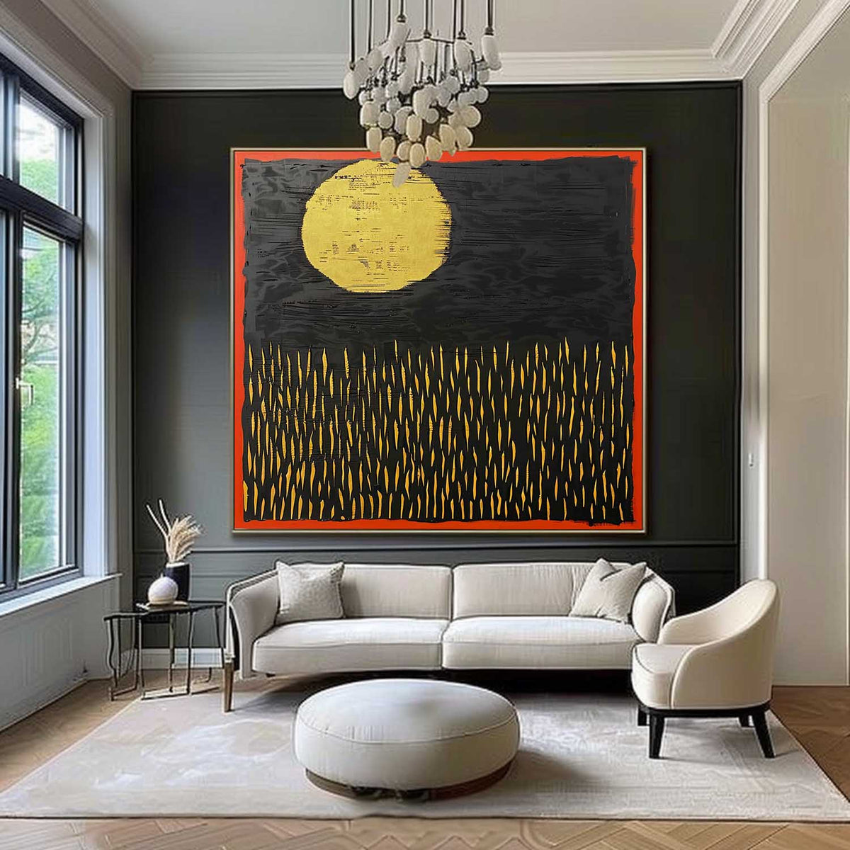 Wall Art Wabi-Sabi Mystical Night Landscape