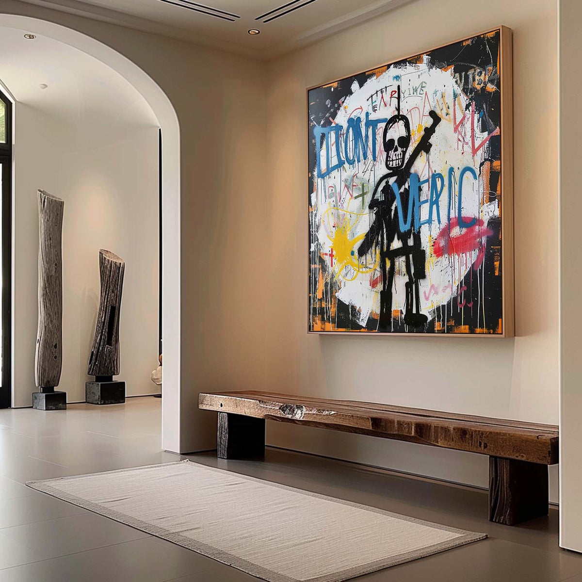 Wall Art Abstract Graffiti Street Icon Urban Contemporary