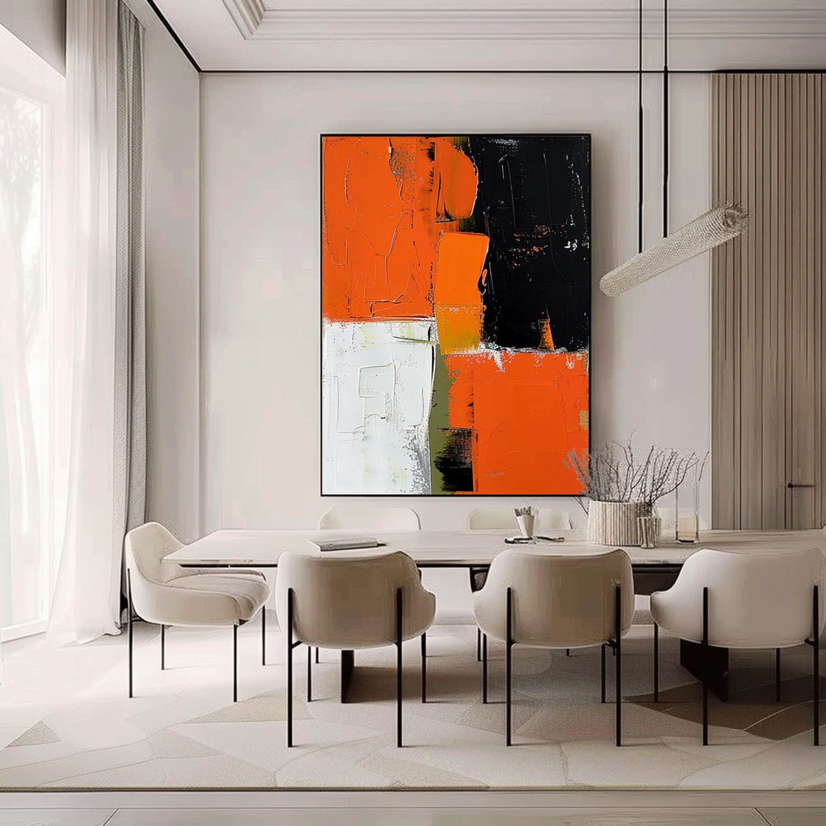 Wall Art Layer Modern Geometric Expressive Vibrant