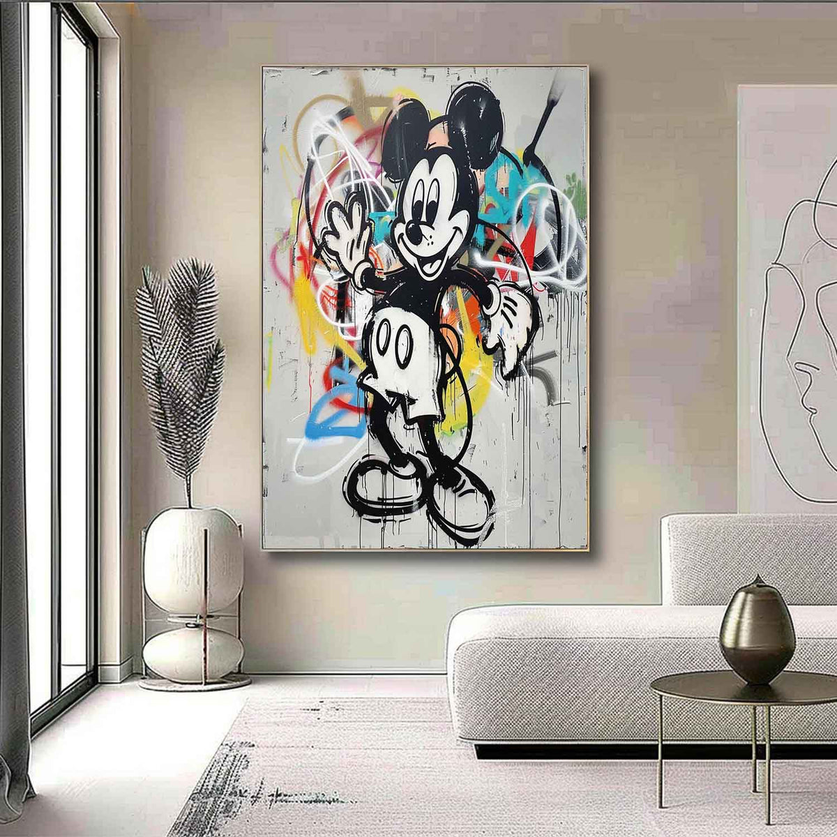 Jax Abstract Graffiti Wall Art