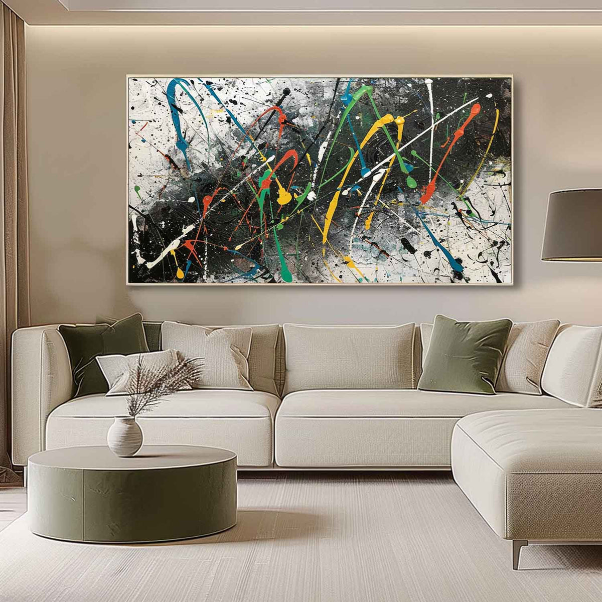 Wall Art Bold Contemporary Abstract Expressionism