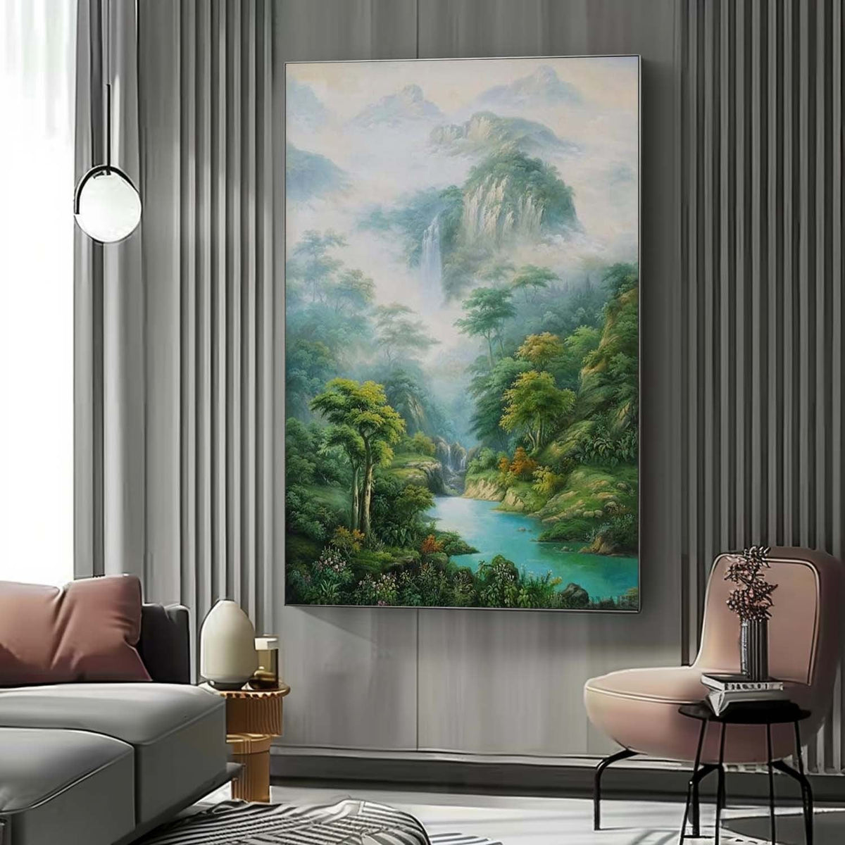 Wall Art Hyperrealism Serene Landscape Nature