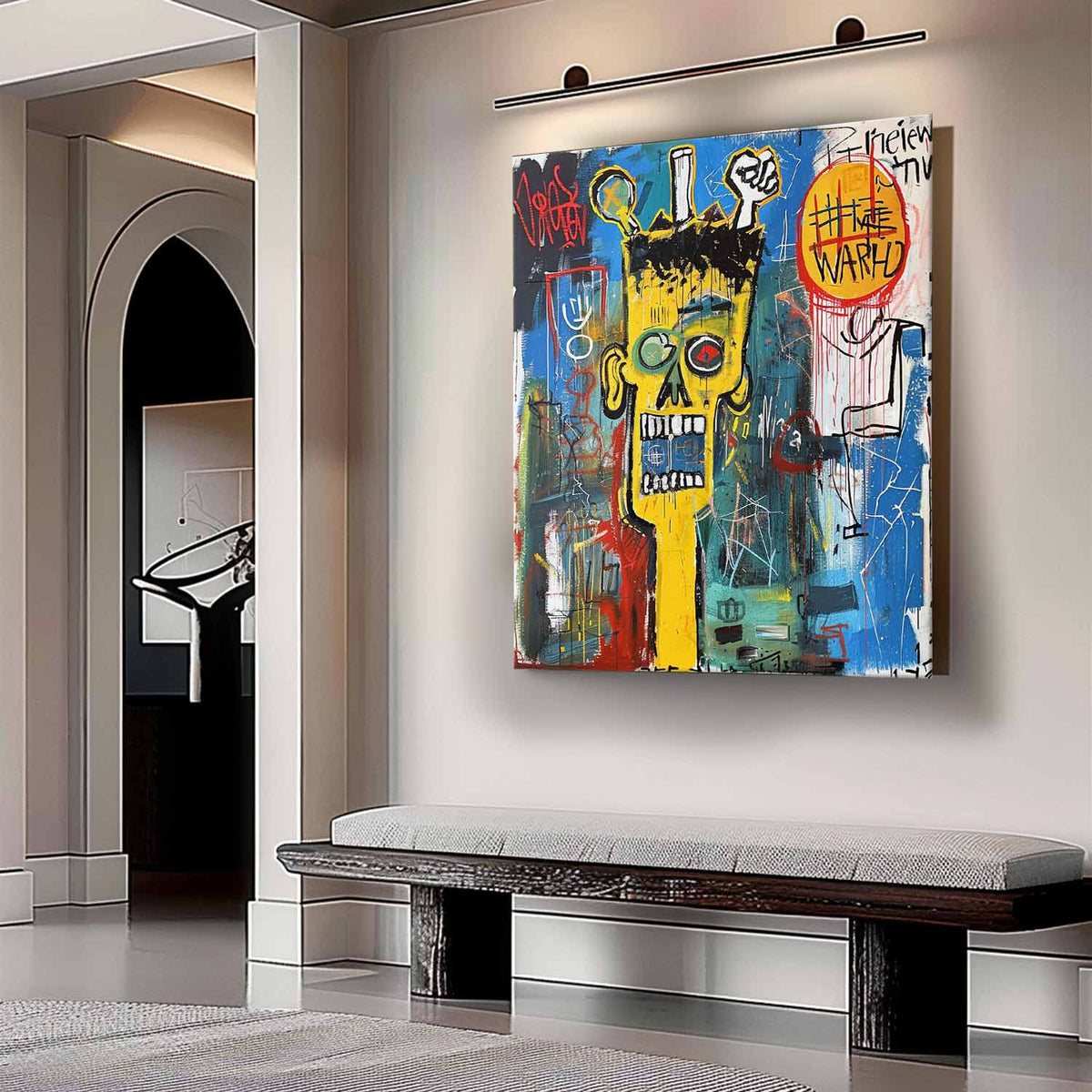 Graffiti Contemporary Street Art Style Abstract Painting