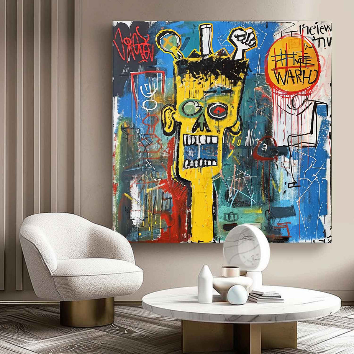 Graffiti Contemporary Street Art Style Abstract Painting