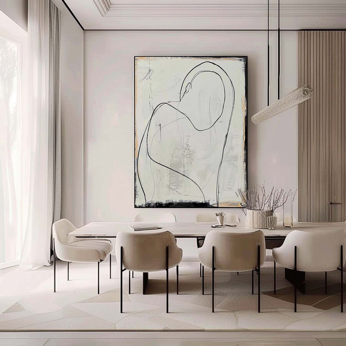 Contemporary Minimalist Art MA111 - Neutralighting