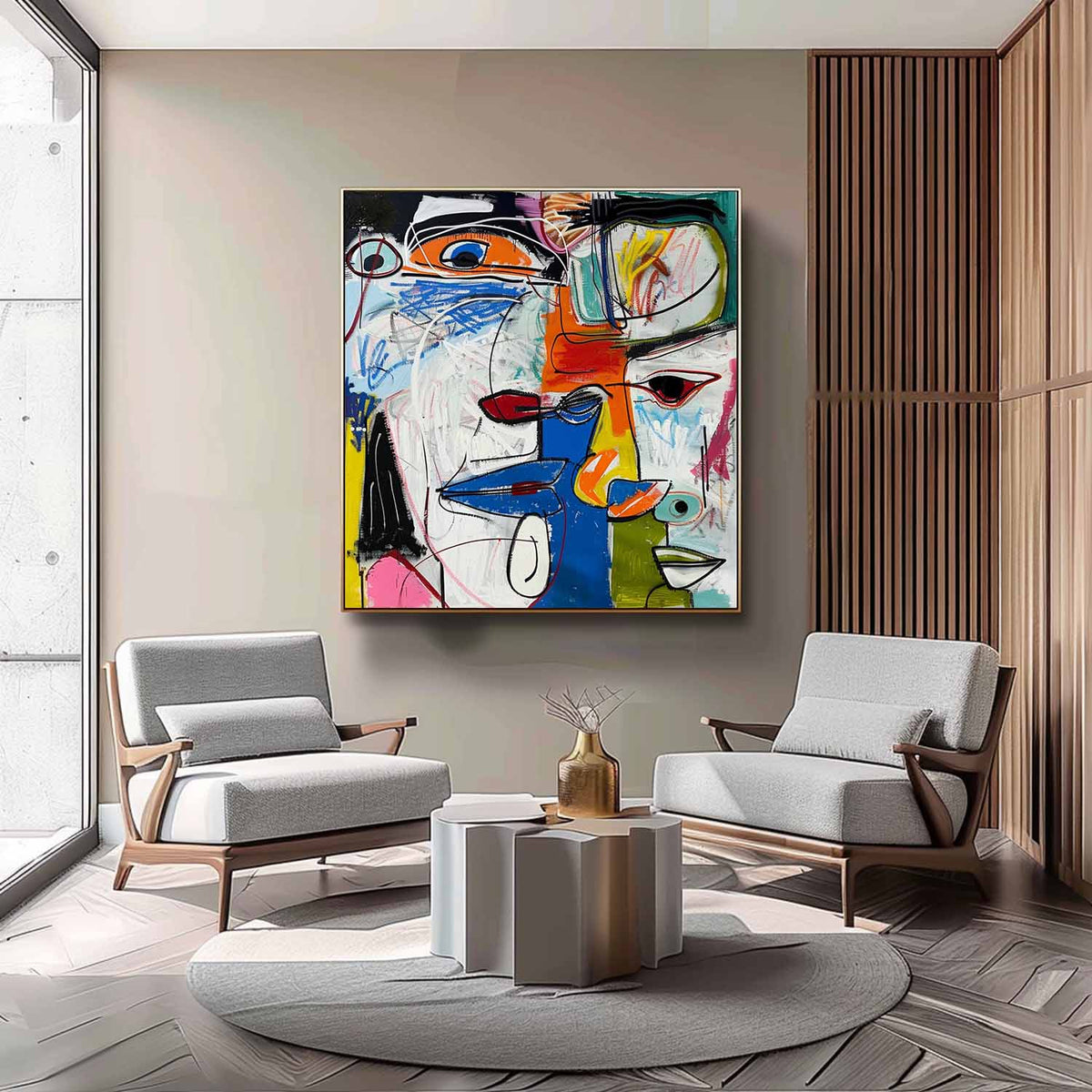 Wall Art Abstract Graffiti Modern Urban Pop