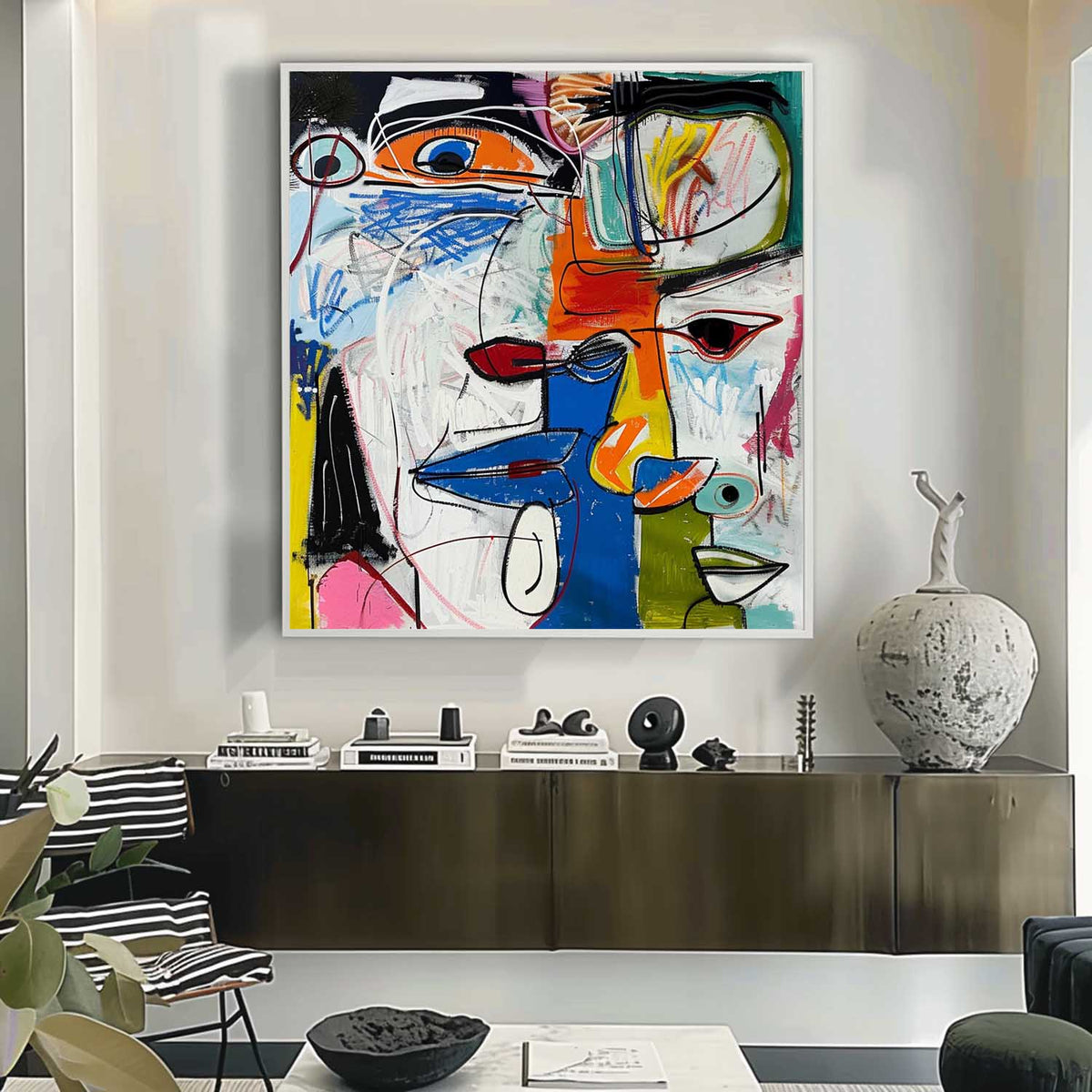 Wall Art Abstract Graffiti Modern Urban Pop