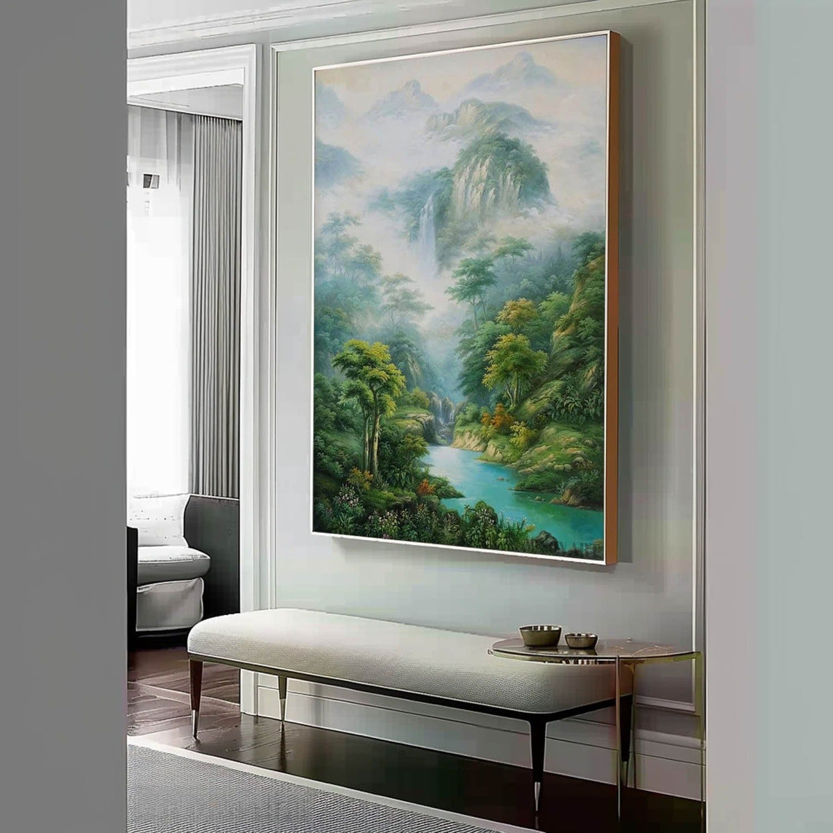 Wall Art Hyperrealism Serene Landscape Nature