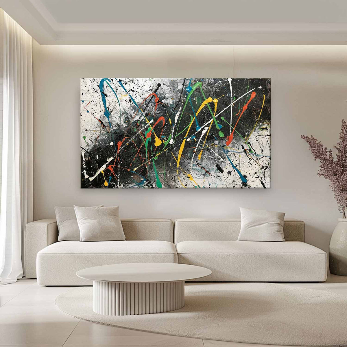 Wall Art Bold Contemporary Abstract Expressionism