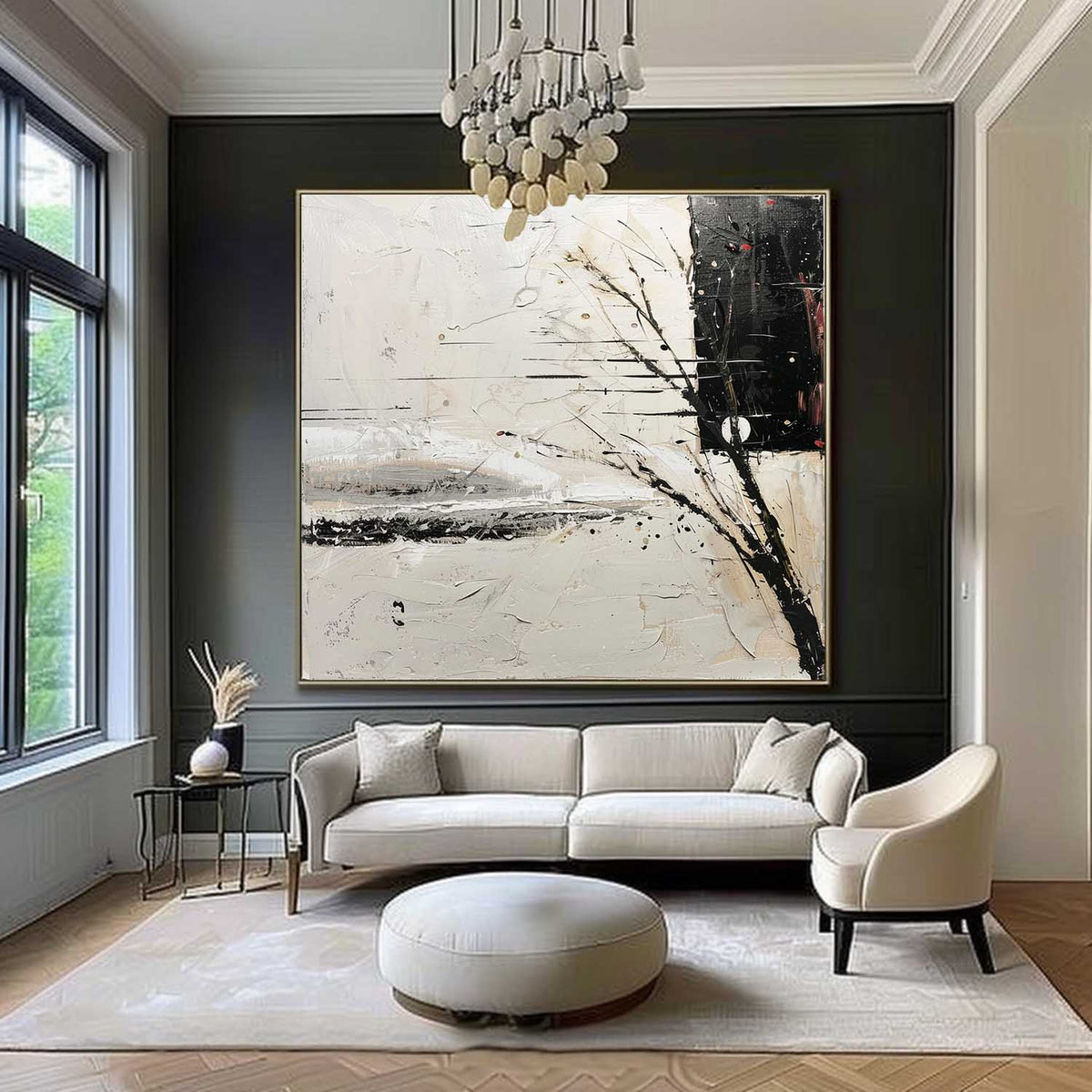 Wall Art Wabi-Sabi Serene Landscape Winter