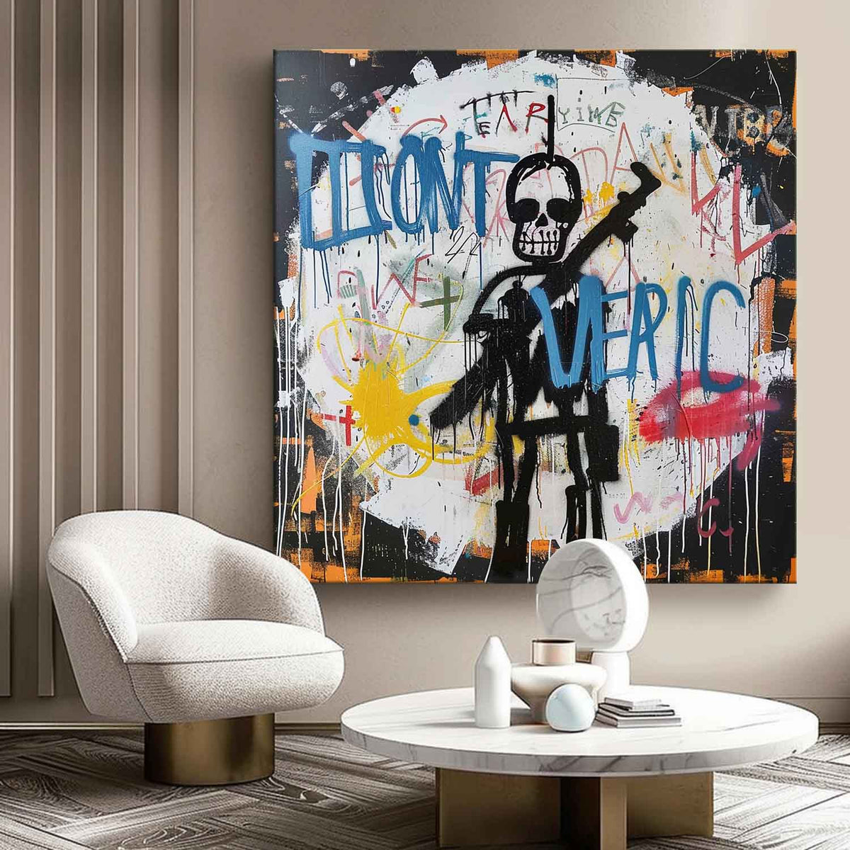 Wall Art Abstract Graffiti Street Icon Urban Contemporary