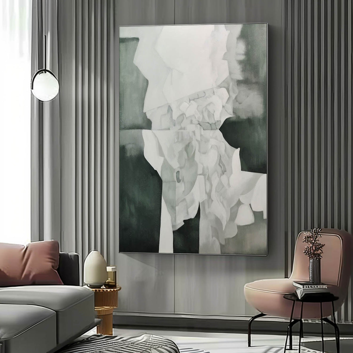 Wall Art Contemporary Color Block Abstract