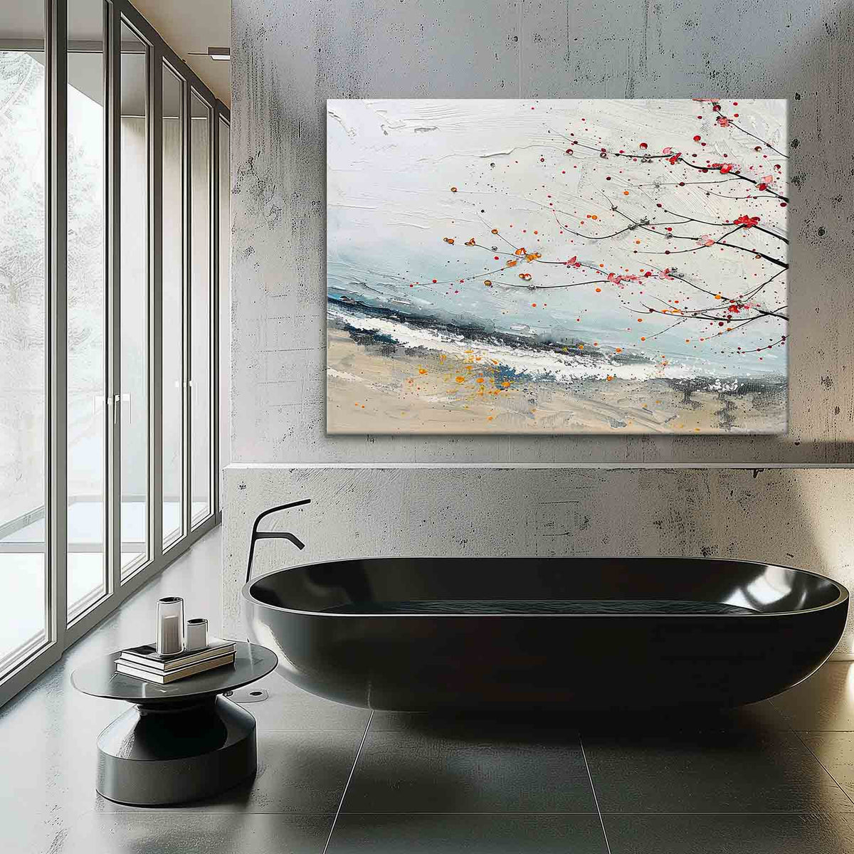 Wall Art Landscape Winter Abstract Atmosphere