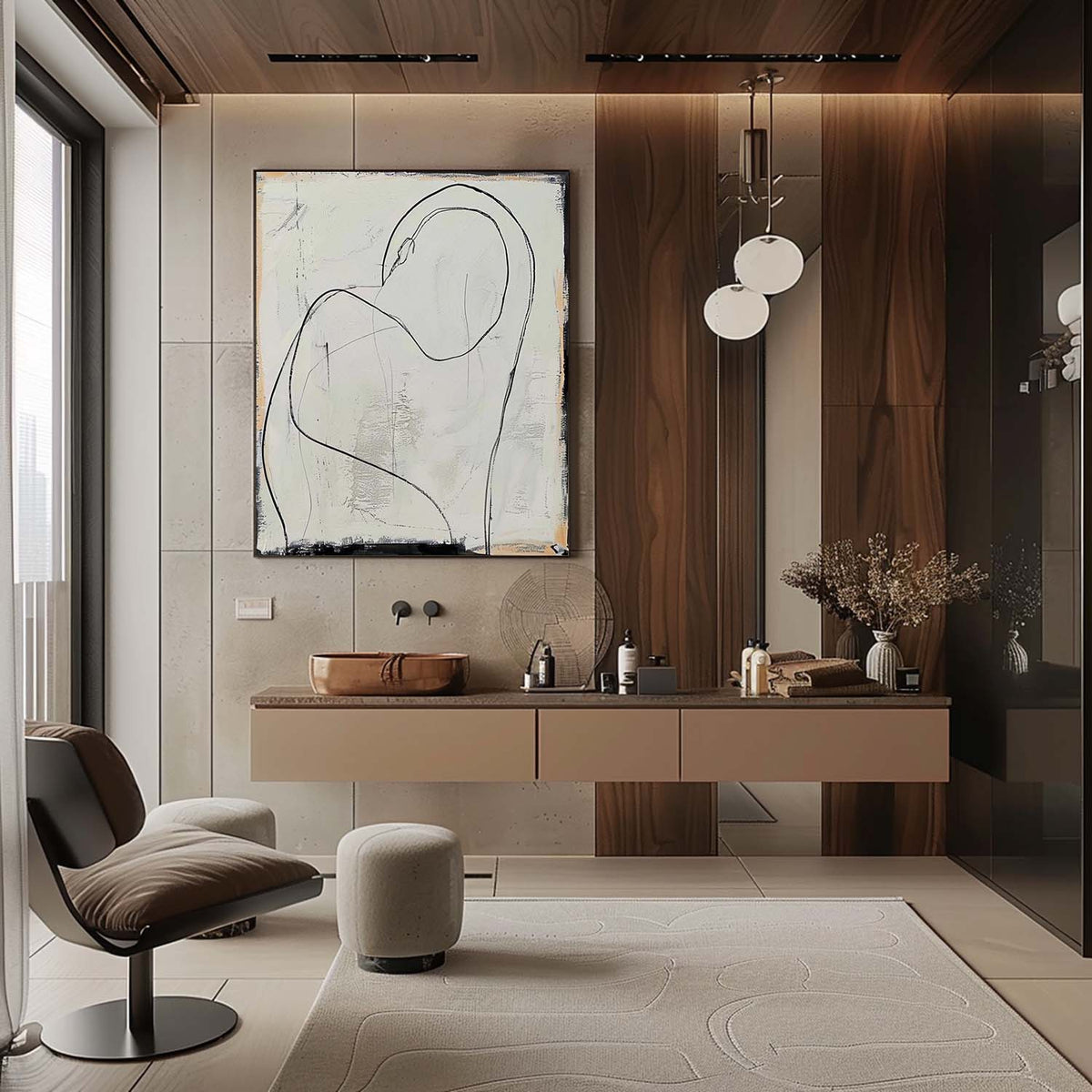 Contemporary Minimalist Art MA111 - Neutralighting