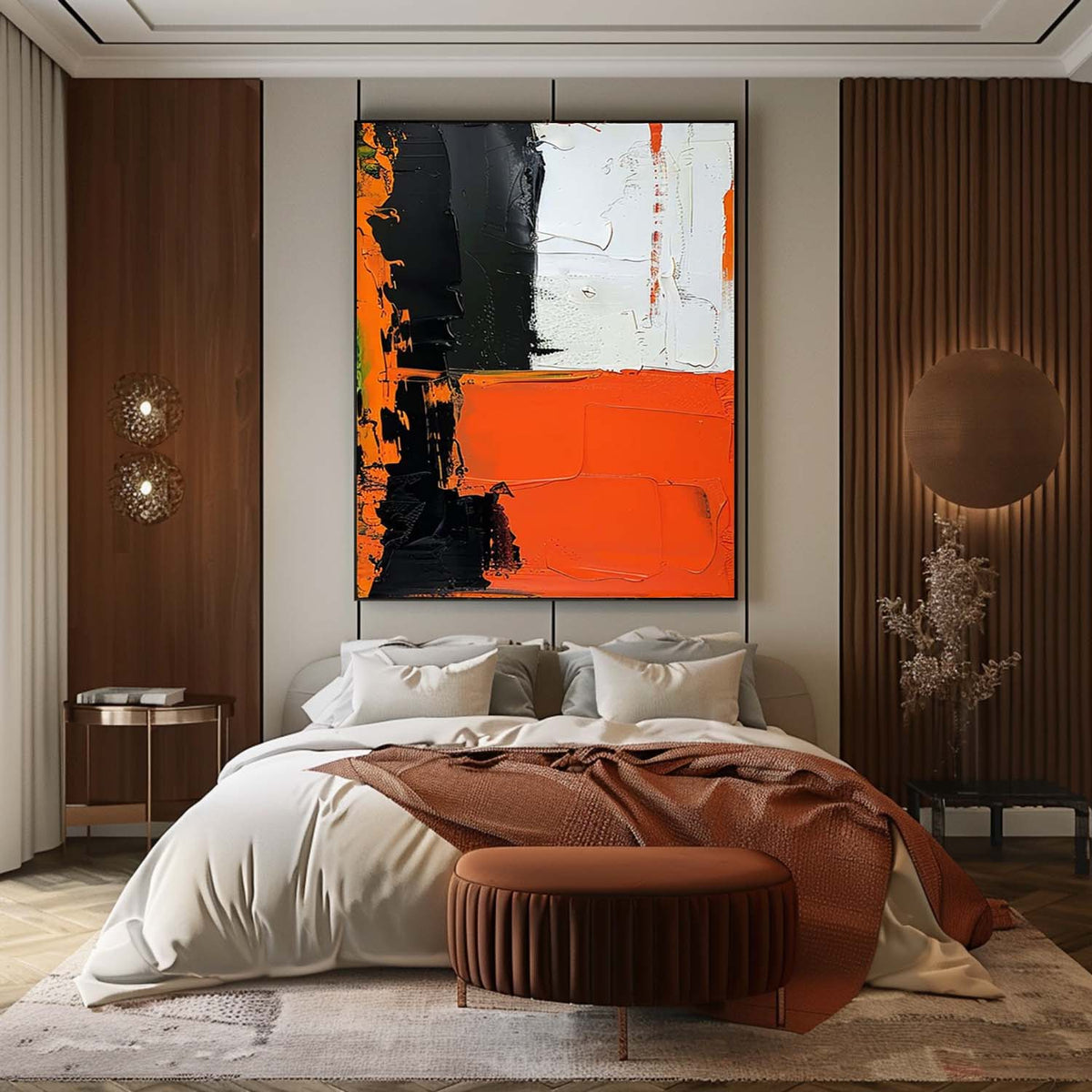 Wall Art Geometric Structure Abstract Block