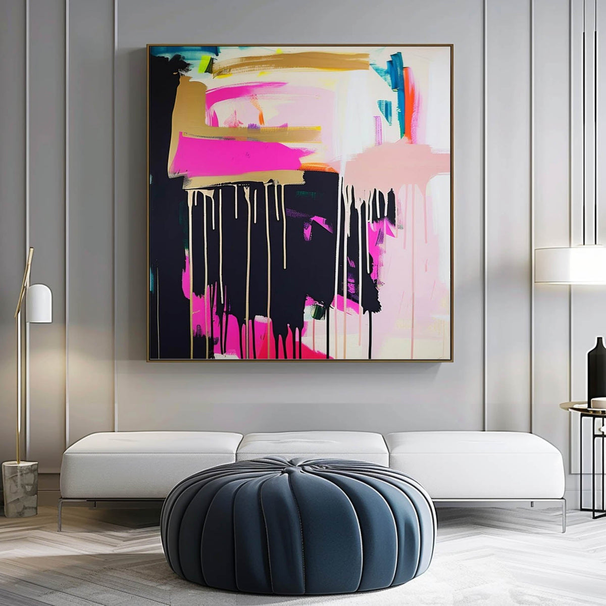 Wall Art Colorful Vibrant Dynamic Energetic