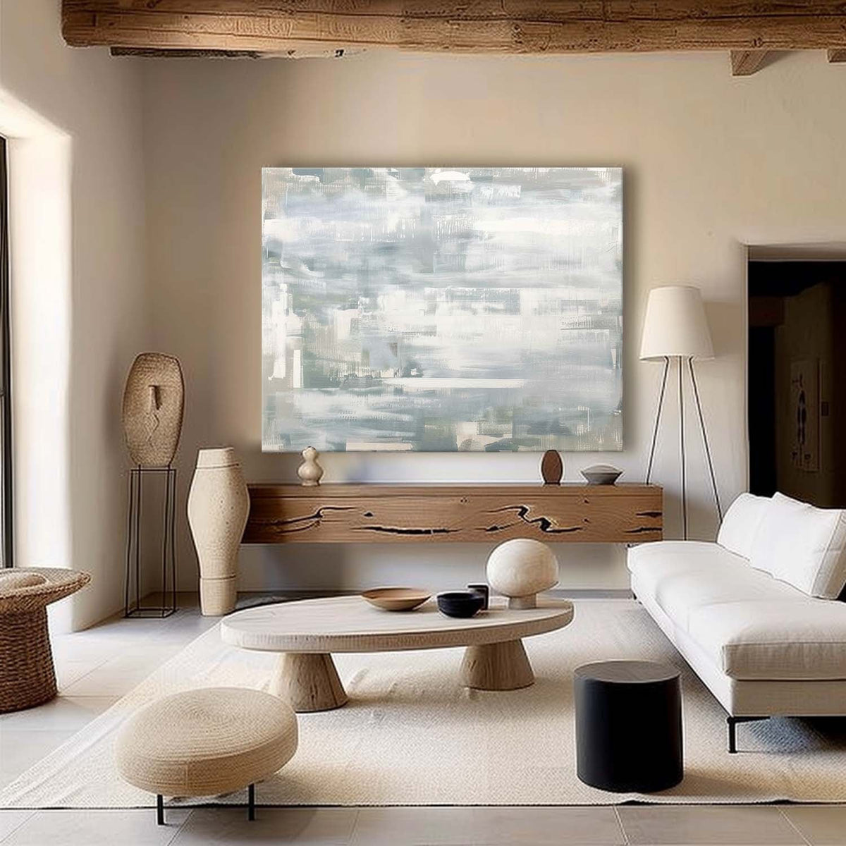 Wall Art Serene Colorful Textured Neutral