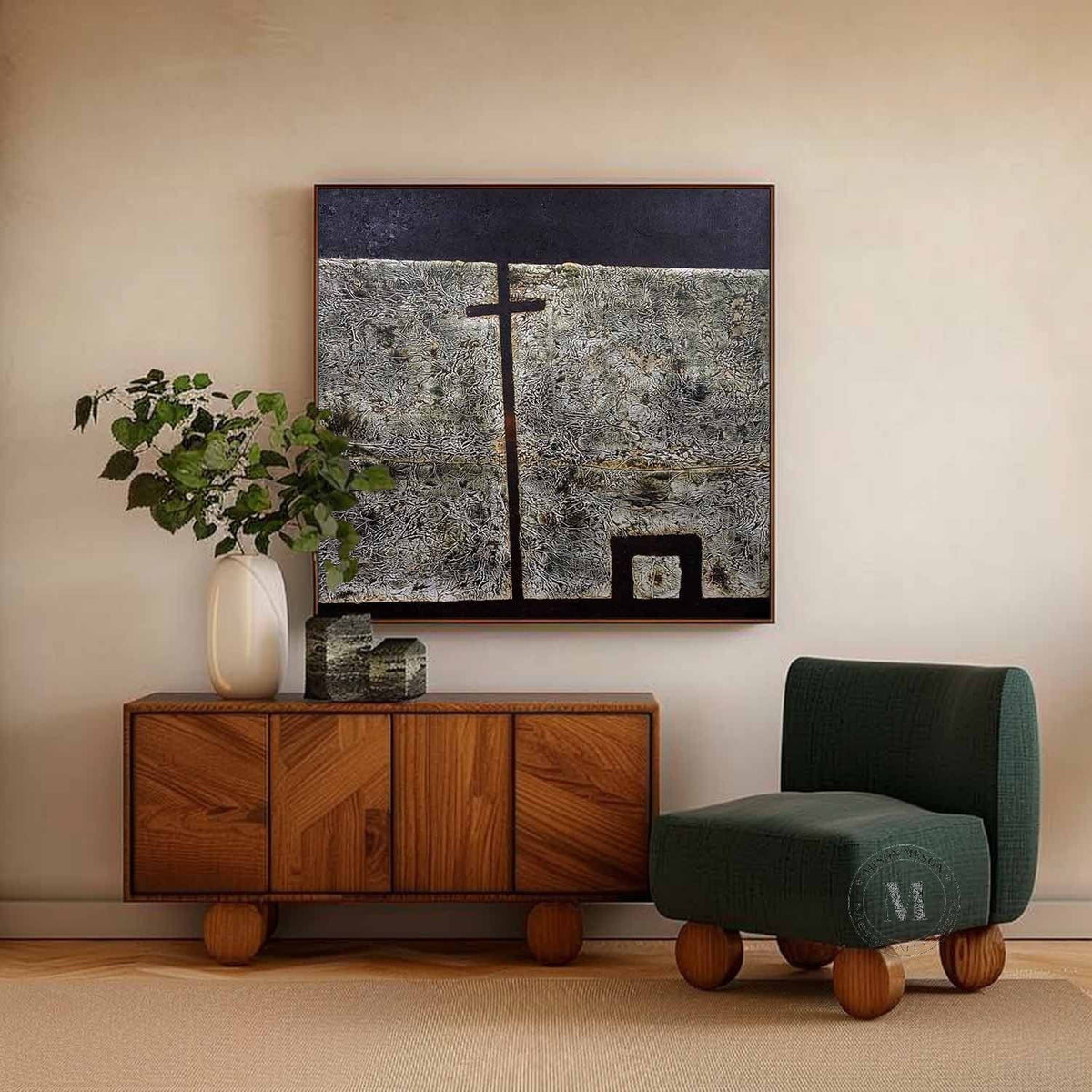 Wall Art Square Minimalist Geometric