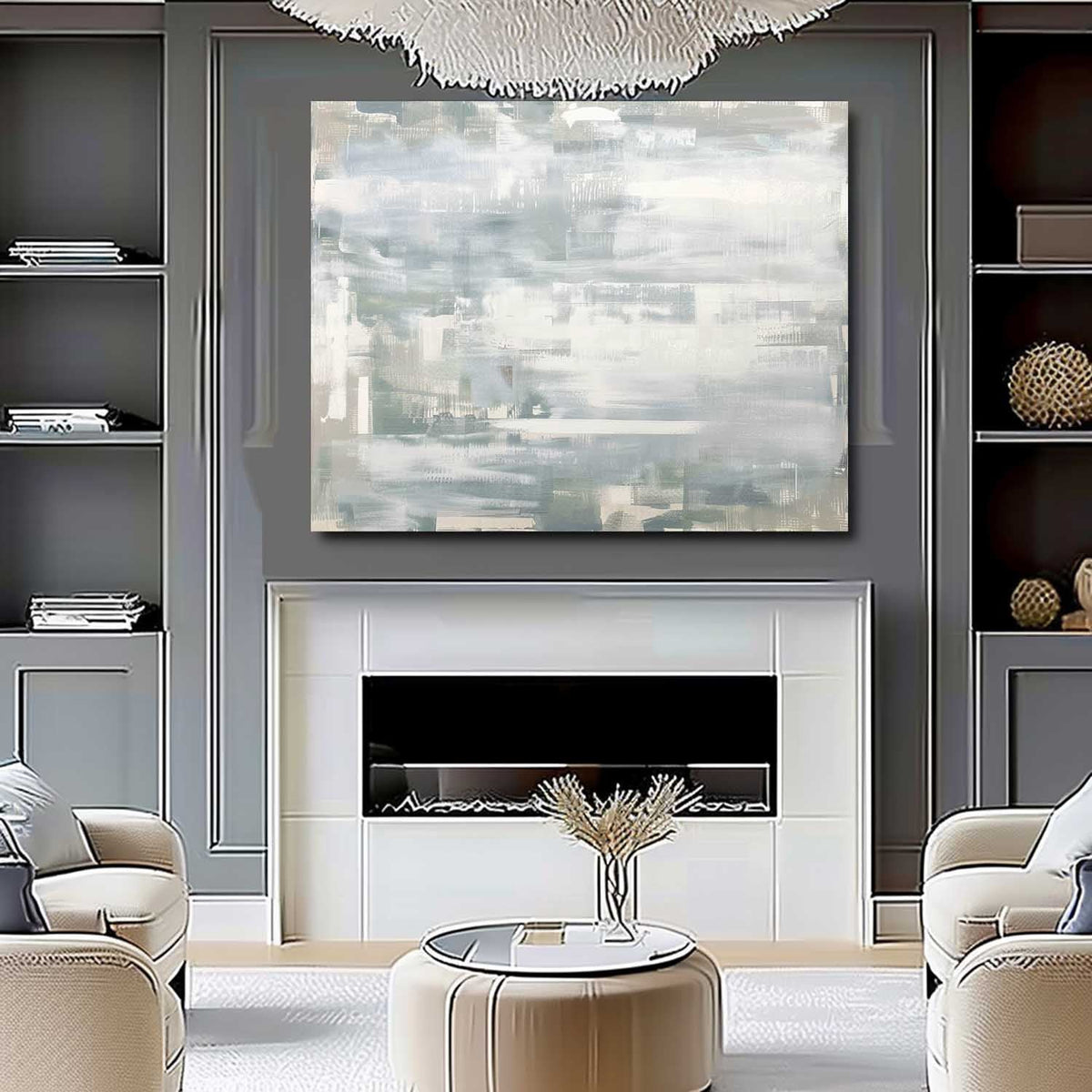 Wall Art Serene Colorful Textured Neutral