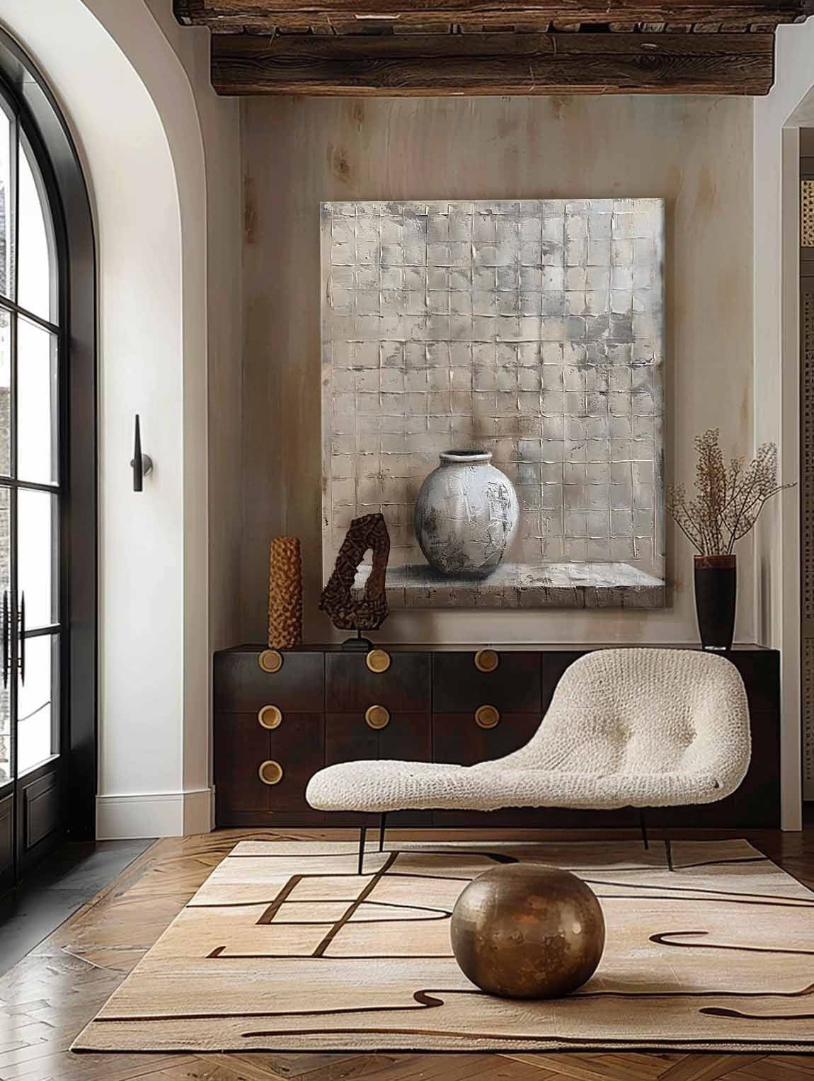 Wabi-Sabi Still Life Impasto Painting
