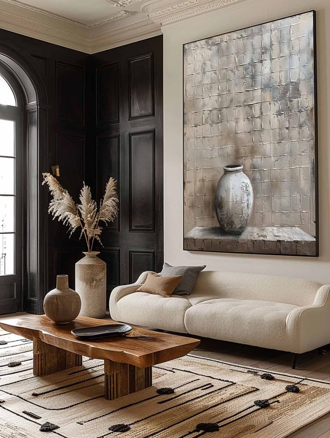 Wabi-Sabi Still Life Impasto Painting