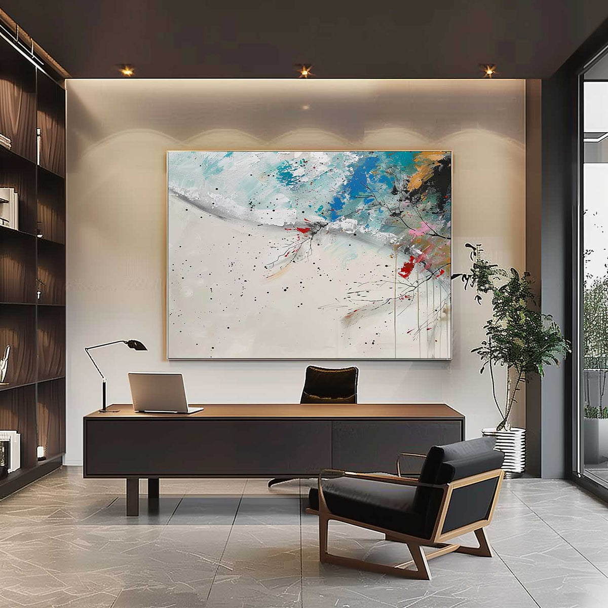 Wall Art Poetic Abstract Landscape Atmospheric