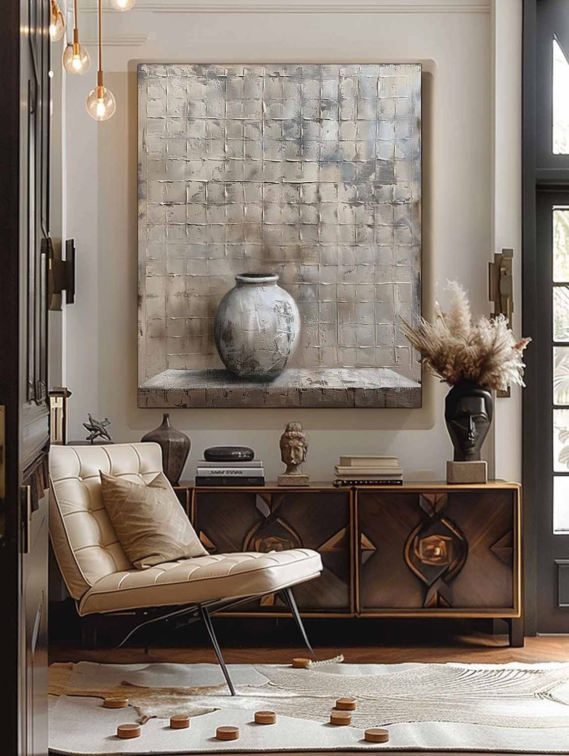 Wabi-Sabi Still Life Impasto Painting