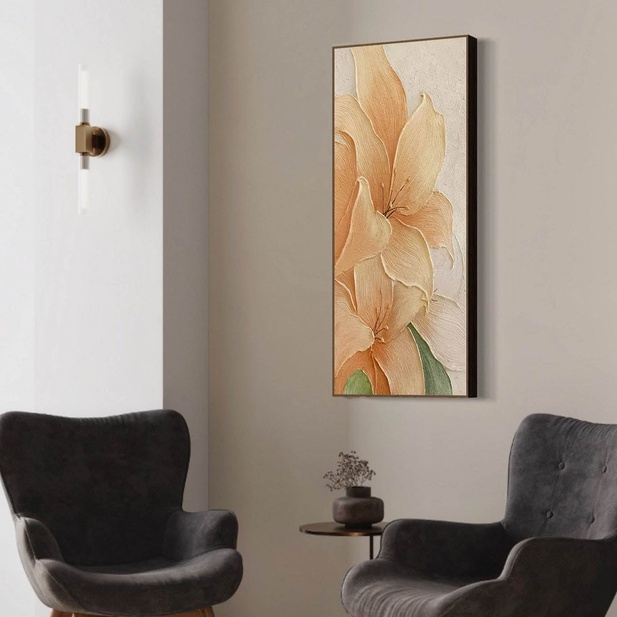 Wall Art Flower Serene Calm Elegant