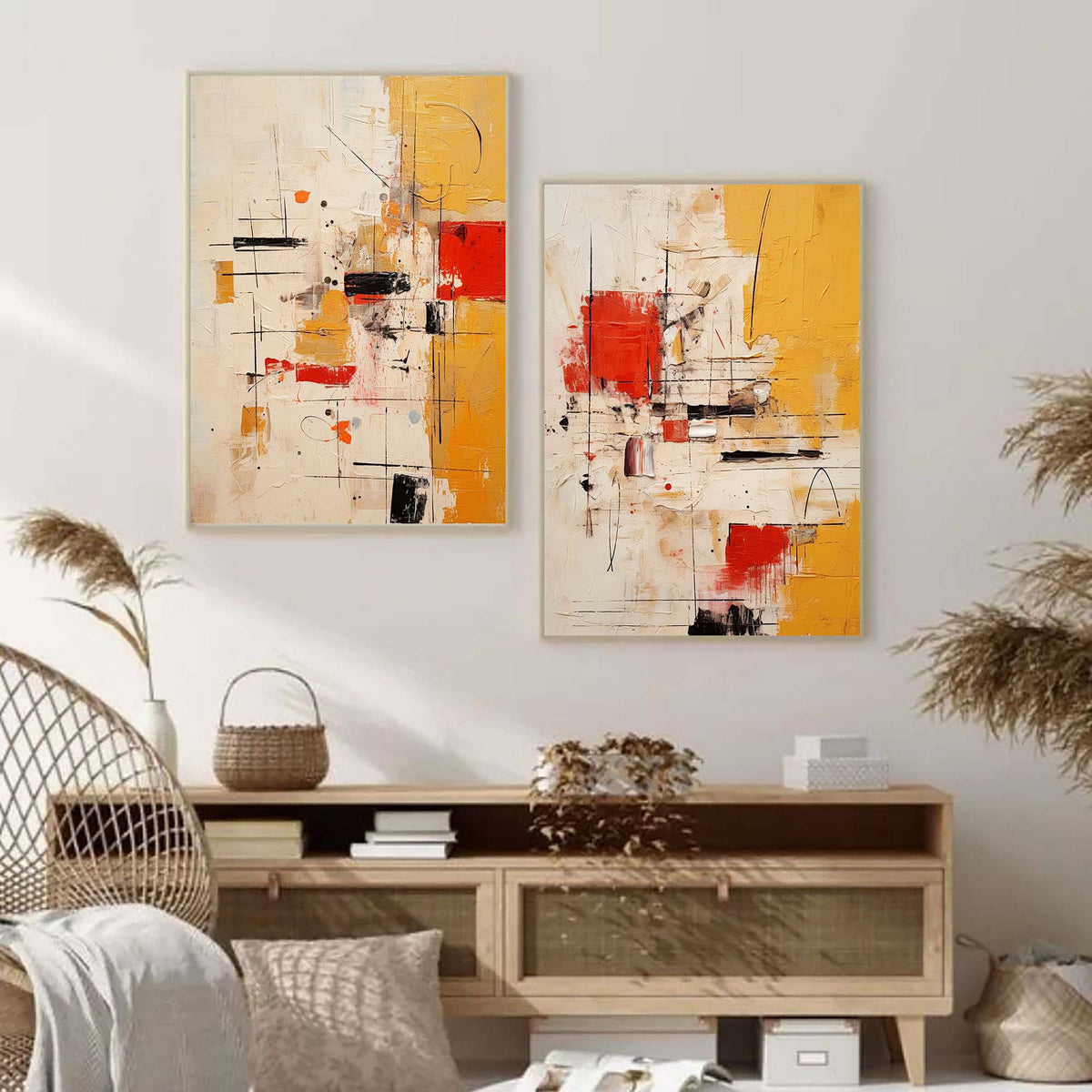 Abstract Canvas Art #AB158