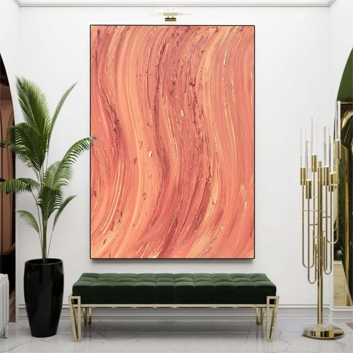 Wall Art Minimalist Contemporary Painterly Impasto