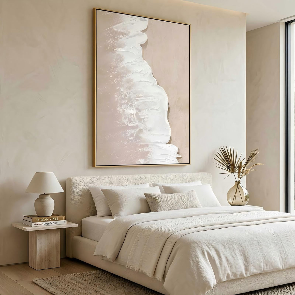 Wall Art Plaster Impressionist Tropical Beach