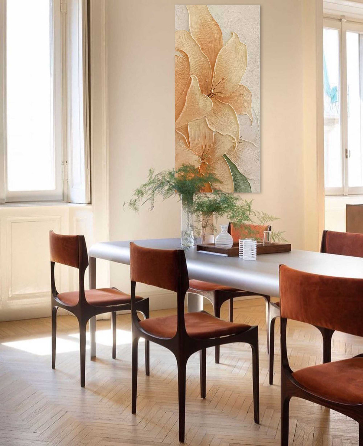 Wall Art Flower Serene Calm Elegant