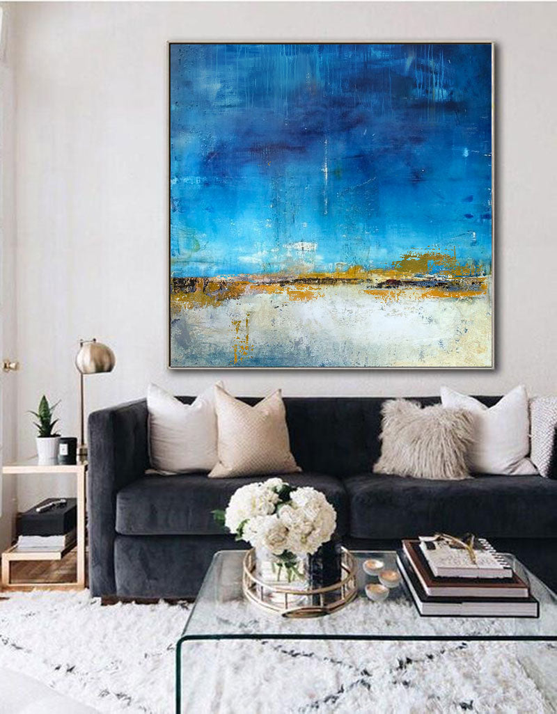 Original Blue Sky Abstract Painting