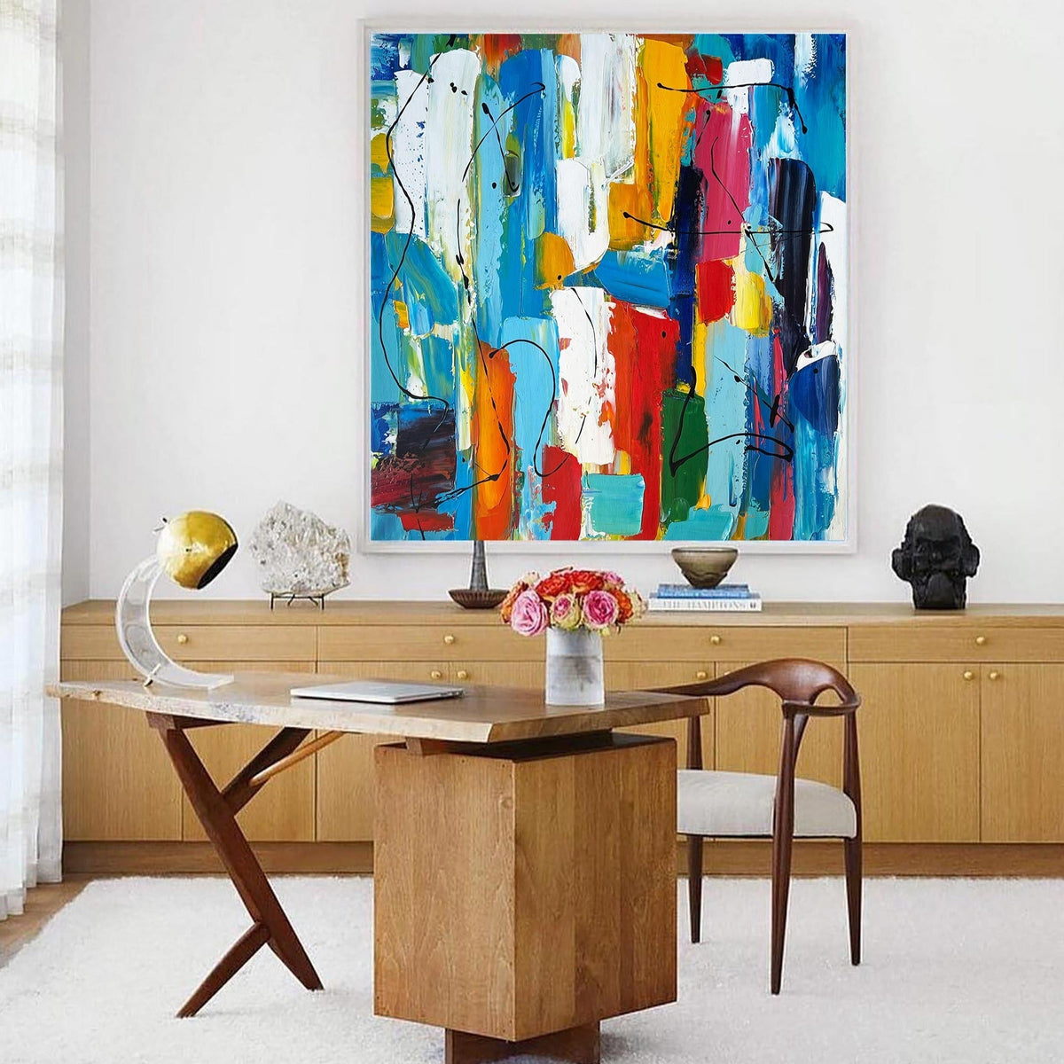 Colorful Square Abstract Painting